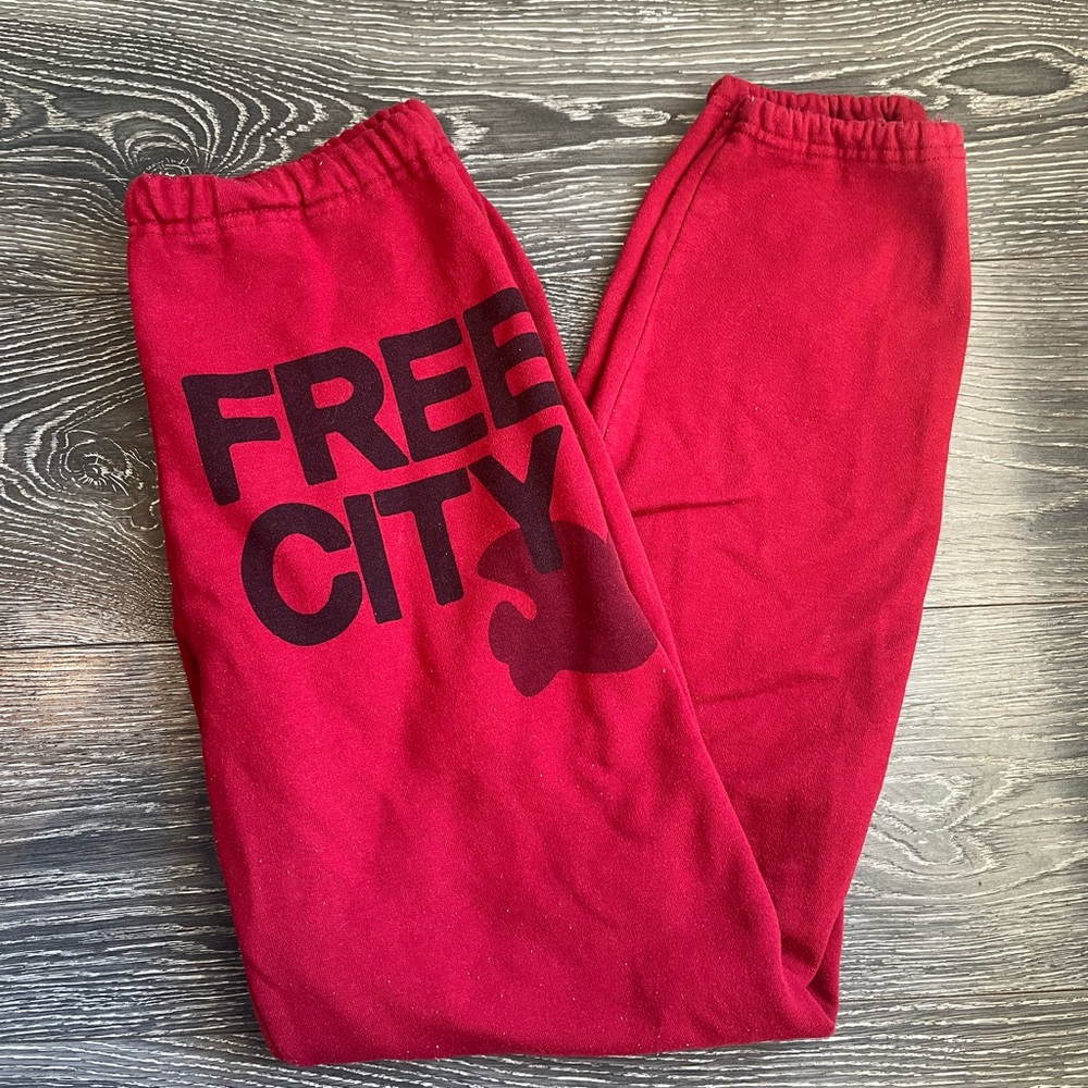 Free City Red Sweatpants